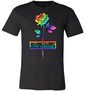 Be Kind Rose Black Outline