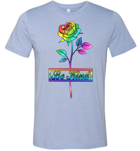 Be Kind Rose Black Outline