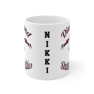 Diamond G Show Stables Personalized White Ceramic Mug