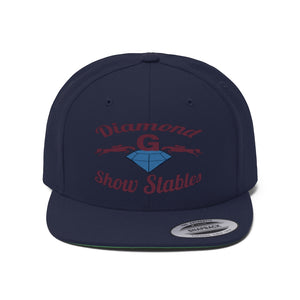 Diamond G Unisex Flat Bill Hat