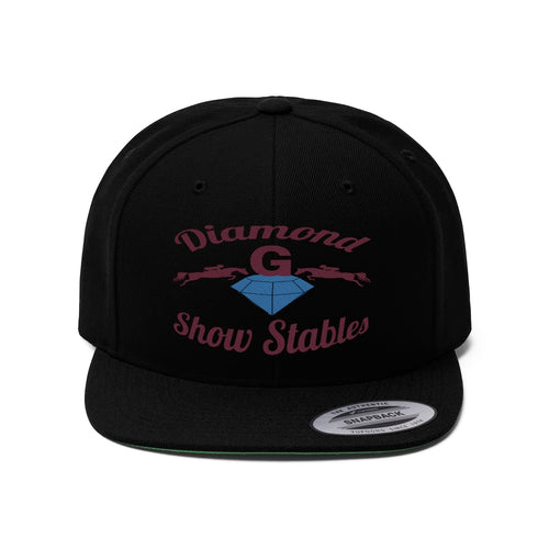 Diamond G Unisex Flat Bill Hat