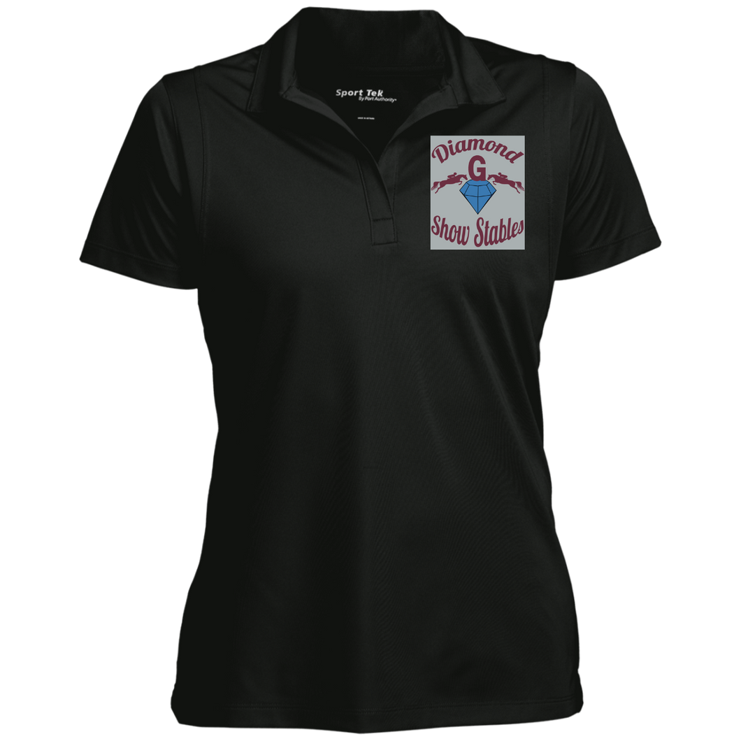 Diamond G Silver Women's Polo Shirt cc