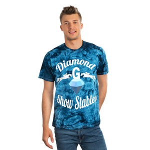 Diamond G Show Stables Tie-Dye Tee, Crystal