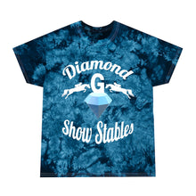 Load image into Gallery viewer, Diamond G Show Stables Tie-Dye Tee, Crystal