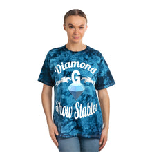 Load image into Gallery viewer, Diamond G Show Stables Tie-Dye Tee, Crystal