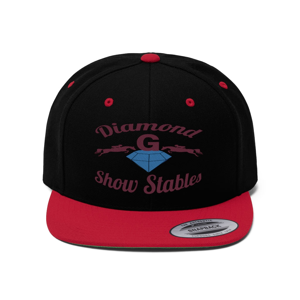 Diamond G Unisex Flat Bill Hat