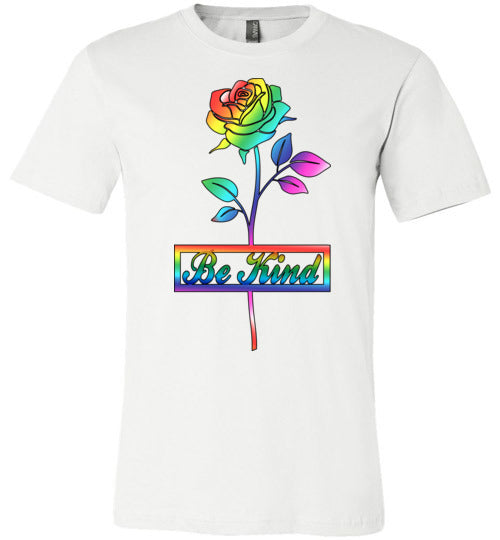 Be Kind Rose Black Outline