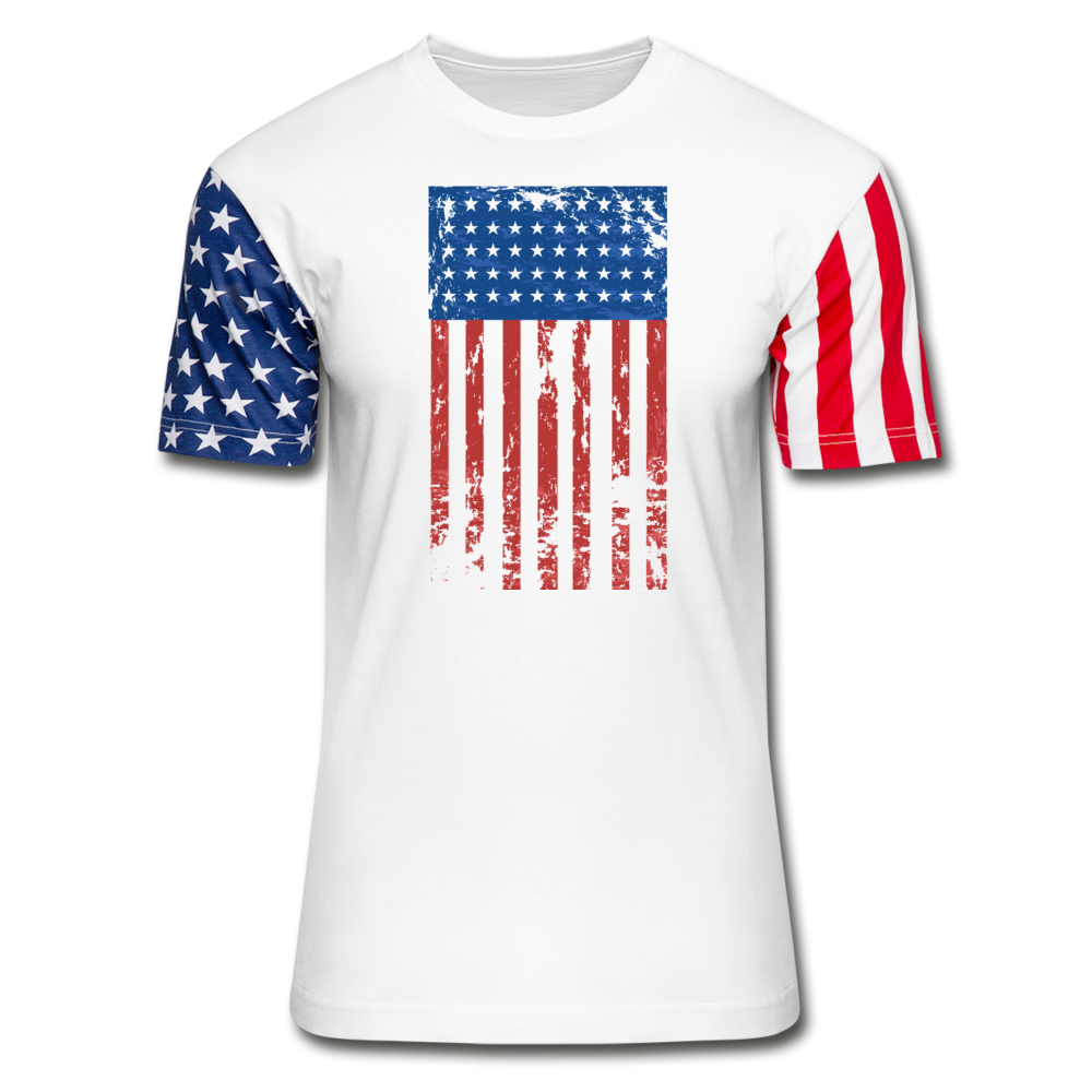 Flag Stars & Stripes T-Shirt - white