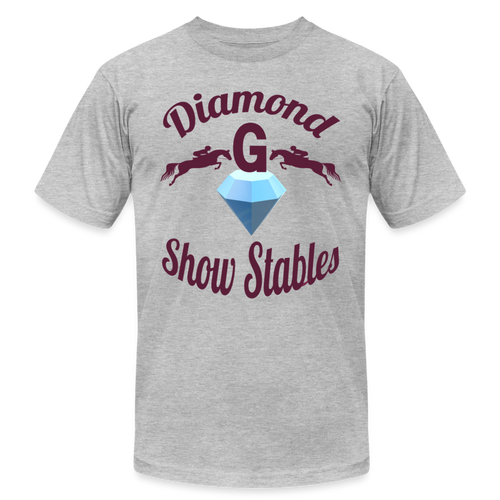 Diamond G Show Stables t shirt - heather gray