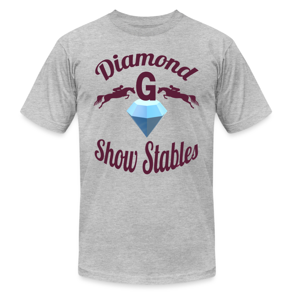 Diamond G Show Stables t shirt - heather gray